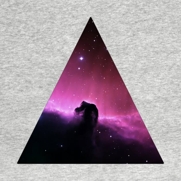 Purple Horsehead Nebula Triangle by luckylucy